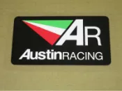 3M反光貼紙 9公分 長方形 Austin Racing 排氣管品牌 AR 排氣管 防燙蓋 裝飾貼紙 MOTOGP