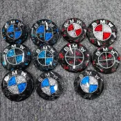 BMW 真正的碳纖維徽章引擎蓋徽標後行李箱標誌更換寶馬 6 系 E24 E63 E64 F06 F12 F13 G32