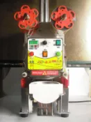 九成新    1000cc      益芳胖胖杯機械式封口機     120口徑     白鐵版