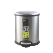 EKO 愛麗靜音緩降垃圾桶-6L 砂鋼色