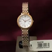 FOSSIL專賣店 簡約時尚 ES3799 指針女錶 不銹鋼錶帶 玫瑰金 生活防水 羅馬數字