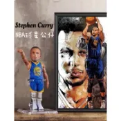 隔日到貨 盒裝 NBA勇士 stephen curry 庫里柯瑞Curry公仔 浪花兄弟 人偶 湯普森 勇士隊周邊