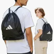 【adidas 愛迪達】艾菲爾隨行包透氣運動背包 抽繩 束口(旅遊 健身 搏擊 瑜珈 跆拳道 護具包 收納包 後背包)