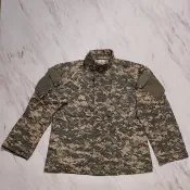 美軍 公發 米灰色 數位迷彩 長袖軍服 薄外套 02款