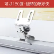 POP不銹鋼標簽夾金屬卡片夾麵包店烘培店蛋糕雙頭價格標價牌黑色