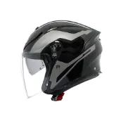 AGV K5 JET EVO Tune Grey Black 黑銀 彩繪 旅行 四分之三 K5JET K5JETEVO