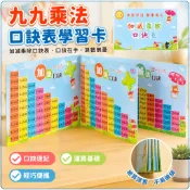 🌈「學校專用」科學教具 九九乘法口訣表國小生紙質學習卡片加減法運算教具99乘除口訣表