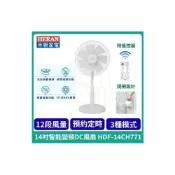 (店+)【HERAN 禾聯】改版新上市 14吋DC電風扇 變頻電風扇 DC直流扇 14吋立扇_HDF-14CH771