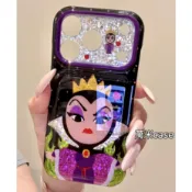 卡通迪士尼反派 毒皇後 大視窗 質感 防摔 適用iPhone18 17 16 15 Pro Max手機殼 全包光面硬殼