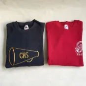 美國製造 Fruit of the loom sweater 刷毛內裡 棉質混紡 圓領棉T 大學T 古著 vintage