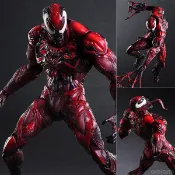。☆哞哞小舖☆。 Play Arts 改 Marvel 猛毒 蜘蛛人 血蜘蛛 限定色 紅色限定版 約23CM 高仿