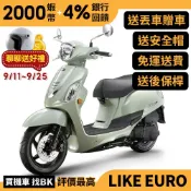 光陽 萊客 LIKE EURO 125 碟煞 送後保桿 丟車贈車 SJ25XJ 全新車 【Buybike購機車】 BK