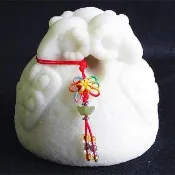 【開運陶源】羅廣維 - 秤心如意 羊(石塑造十二生肖)