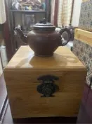 紫砂壺中國宜興養壺/早期紫砂壺/球孔出水流暢180cc/名家李有光高檔收藏壺/全手工製作/值得珍藏/好泡好上手/斷水利落