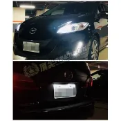 MAZDA5 馬自達5【LED牌照燈-2顆】【車頭小燈-2顆】馬5車牌白光燈 大燈燈泡 冰藍光 車用LED小燈 牌框燈