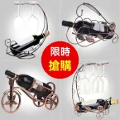 紅酒架 酒架 紅酒收納架 酒架擺件 酒櫃 創意酒架 歐式紅酒架擺件家用高腳酒櫃裝飾紅酒杯架倒掛葡萄酒架紅酒杯架