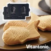 【百利市購物中心】【Vitantonio】小V鬆餅機 專用鯛魚燒烤盤 PVWH-10-PO