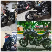 【93 MOTO】 鬍鬚牌 Kawasaki Z800 Z900 固定式 後牌架 短牌架 短牌
