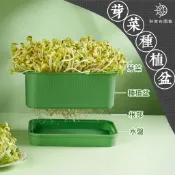 芽菜種植盒🔥輕鬆種植芽菜🔥芽菜育苗盤 苜蓿芽種植盆 豆芽菜種植盆 豆芽菜種植盤 豆菜盆 芽菜種植盆 好家在園藝
