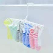 (店+)滴家D+ 韓國快3 Quick3 一秒晾襪架 吊衣架 曬衣夾 晾曬夾 奇盟 快三晾襪架 1支入