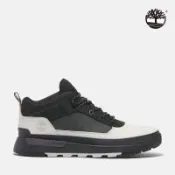 Timberland 男款淺灰色 Field Trekker 低筒休閒鞋│A6DKNEM0 - 紅配綠
