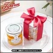 甜蜜蜜「透明盒裝」英國Tiptree迷你蜂蜜小禮盒 (紅色緞帶) 28g 迎賓送客禮 桌上禮 婚禮小物 二次進場 姊妹禮