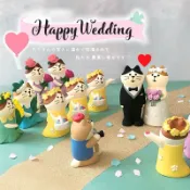 日本🇯🇵現貨 ✨Decole日式貓貓婚禮 禮堂 結婚 擺件 裝飾品 桌面擺飾 花童