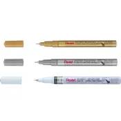 ✨星星文具✨PENTEL 飛龍 油漆筆 極細 細字 粗字 金 銀 白 MFP10 MSP10 MMP10