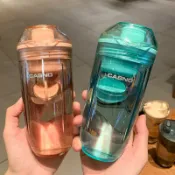 協貿國際日用品生活館 搖搖杯男蛋白粉女代餐奶昔攪拌杯健身運動水杯便攜攪拌球杯子定制
