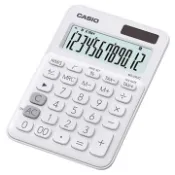 【順發線上購物】CASIO MS-20UC-WE 12位元馬卡龍繽紛桌上型計算機/牛奶白
