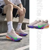 【NIKE 耐吉】Air Zoom Alphafly Next% 3 布面暗粉紅彩虹底 馬拉松 路跑 男鞋 HJ7041-600