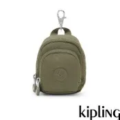 『首爾包』Kipling 鼠尾草綠後背包吊飾-MINI SEOUL