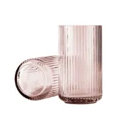 北歐櫥窗 Lyngby Porcelæn 靈比 玻璃花瓶（H 25cm、透粉）