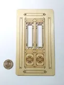 【袖珍屋】中式活動門/窗M-19(娃娃屋、模型專用)(DIY材料包)(E0781A0127)