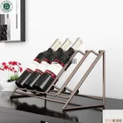 【全臺出貨】歐式輕奢紅酒架擺件葡萄酒架酒櫃擺設家用裝飾酒架創意現代酒瓶架