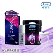 【Durex杜蕾斯】女性情趣提升凝露(3重快感新升級)10ml+震震環1入