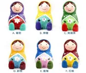 ~荳荳屋 ~ zakka 水果俄羅斯 娃娃 民族風 園藝 擺飾(獨立紙盒喔)
