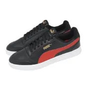 Puma 休閒鞋 Shuffle 男鞋 黑 紅 皮革 復古 運動鞋 309668-39