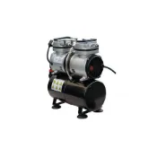 (店+)【鋼普拉】鋼彈 模型 噴漆 噴槍 空壓機 1/3HP 雙氣缸無油靜音空壓機 含3.5L儲氣桶+調壓濾水裝置+風管