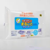 協貿國際日用品生活6館 進口廚房濕巾紙抽取式清潔除菌去油污吸油煙機去油漬專用濕巾