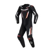 [安信騎士] Alpinestars GP FORCE V2 連身皮衣 黑白螢光紅 一體式防摔衣 防護裝備 賽道 A星