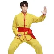 【熱舞服裝】打鼓服舞龍舞獅表演服男女生秧歌服裝腰鼓服武術練功服演出服廟會