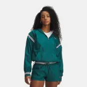 【UNDER ARMOUR】UA 女 Icon Woven Heritage 半開襟長袖帽T_6009946-338