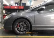 【中清輪胎舘】類美國V牌輕量化鋁圈 17吋 5孔車系適用 前後配鋁圈 消光灰 量產顏色 銀色跟灰色