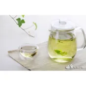 玻璃花茶壺 泡茶壼 冷水壼 玻璃壼 贈雙層玻璃杯 玻璃茶壼 耐熱花茶茶具 企鵝壺600ml 台灣現貨 日皇