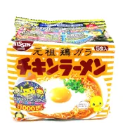 《花木馬》日清元祖雞汁5入袋麵  元祖雞 泡麵 日清 NISSIN 小雞麵 元祖雞麵