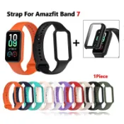 Amazfit Band 7 矽膠錶帶 智能手錶運動替換腕帶 適用於Amazfit Band 7 的全覆蓋屏幕