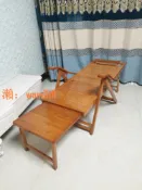 時悅商行 【台灣公司】竹睡椅平躺椅涼椅子夏季陽臺休閒椅摺疊午休床椅老人椅懶人便攜椅