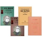 【愛樂城堡】巴哈六首大提琴無伴奏組曲  大提琴譜 BACH SIX SUITES BWV 1007-1012 ~晨曦出版