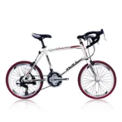 BIKEONE M8 PLUS 20吋21速 日本SHIMANO變速 鋁合金雙層輪圈彎把小徑車 單車批發 工廠直營